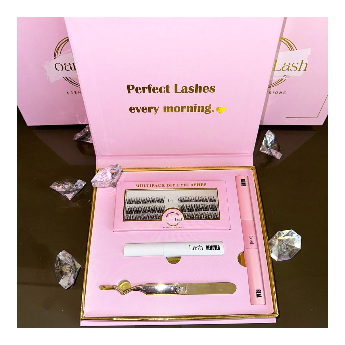 Hot Sale Lashbeautypro Custom Private Label Diy Cluster Lash Extension Kits